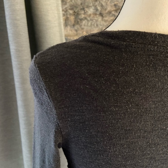 Dark grey/gray fitted Iris Setlakwe sweater - Picture 4 of 5